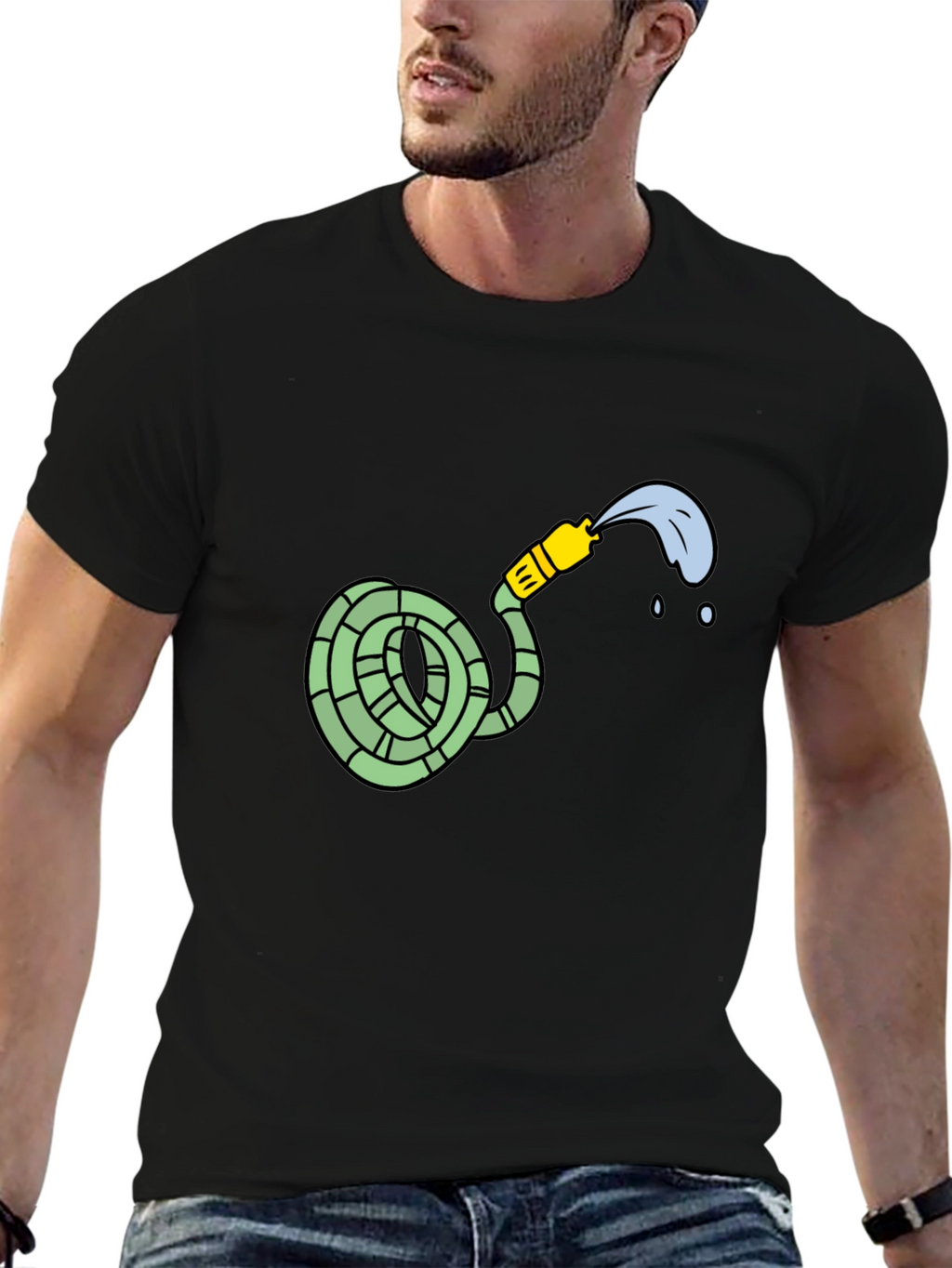Garden Hose Graphic Tee - Casual Style