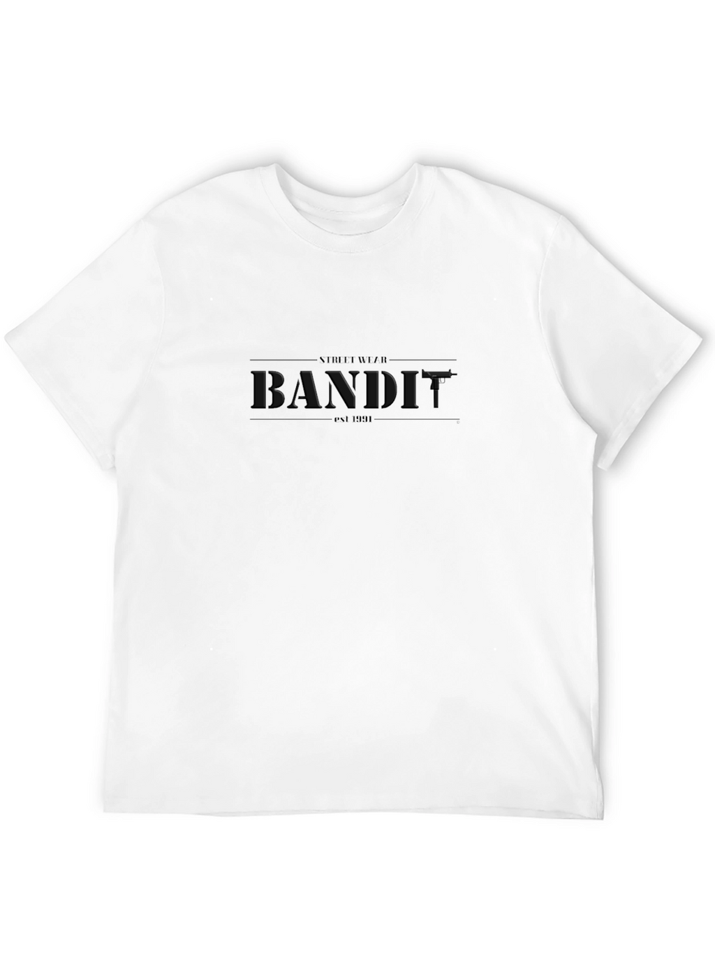 Bandit Streetwear Black Graphic T-Shirt