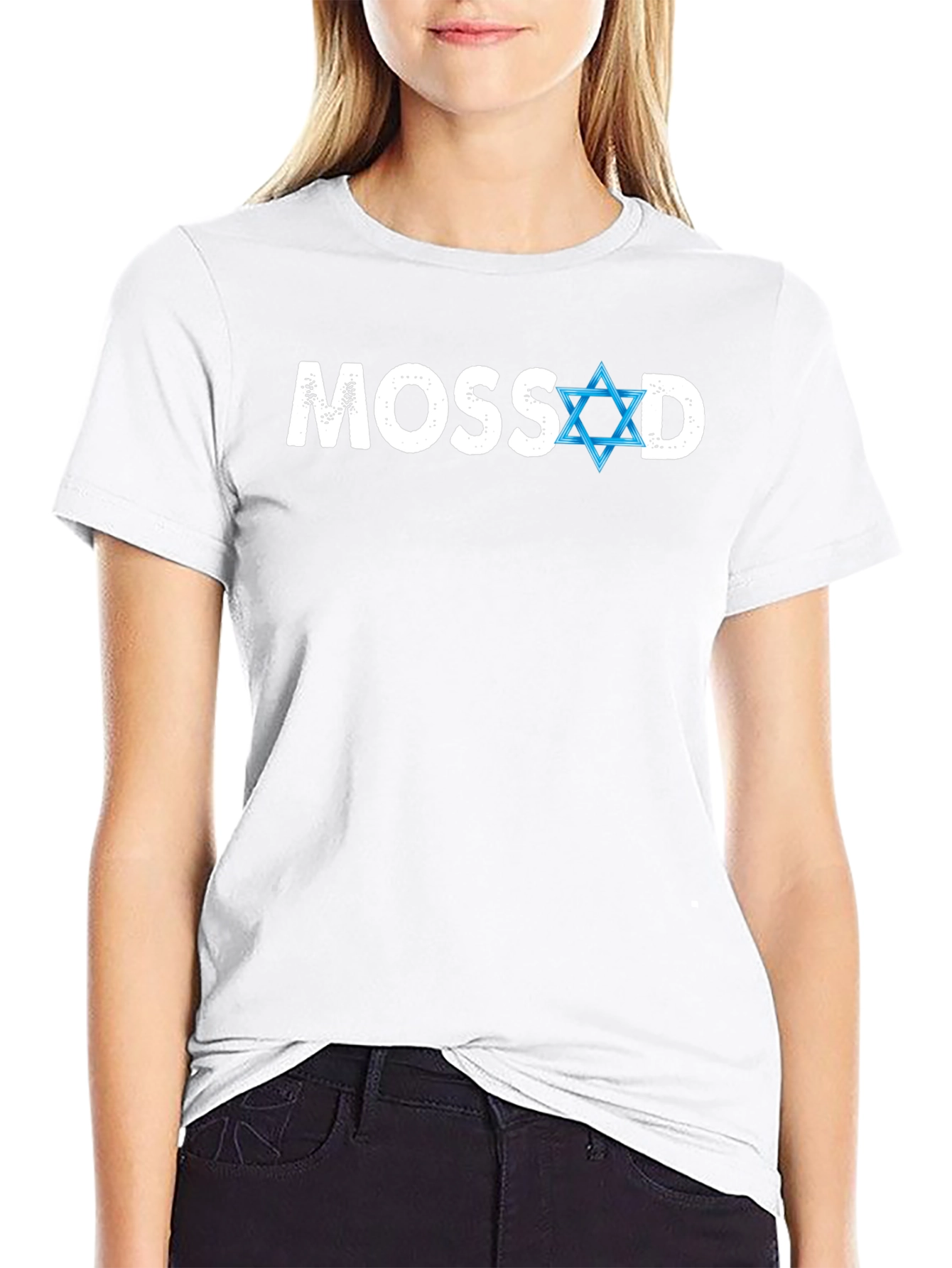 Mossad Star of David T-Shirt - Classic Black Tee