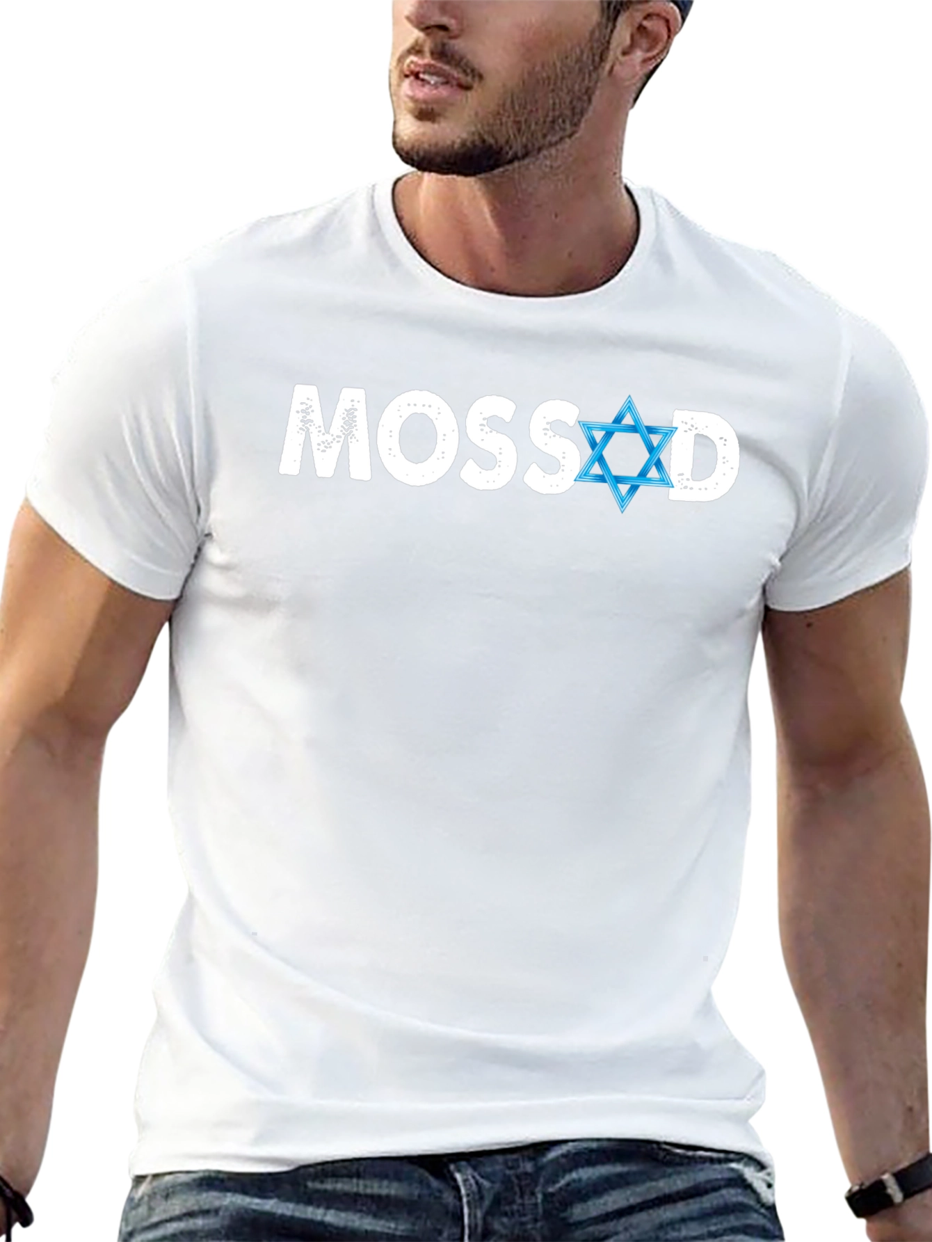 Mossad Star of David T-Shirt - Classic Black Tee