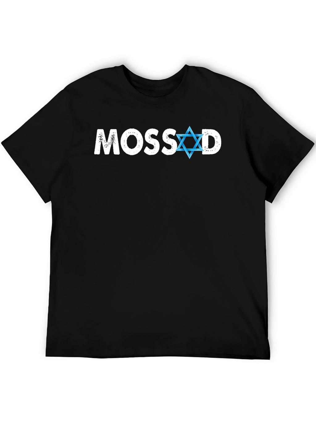 Mossad Star of David T-Shirt - Classic Black Tee