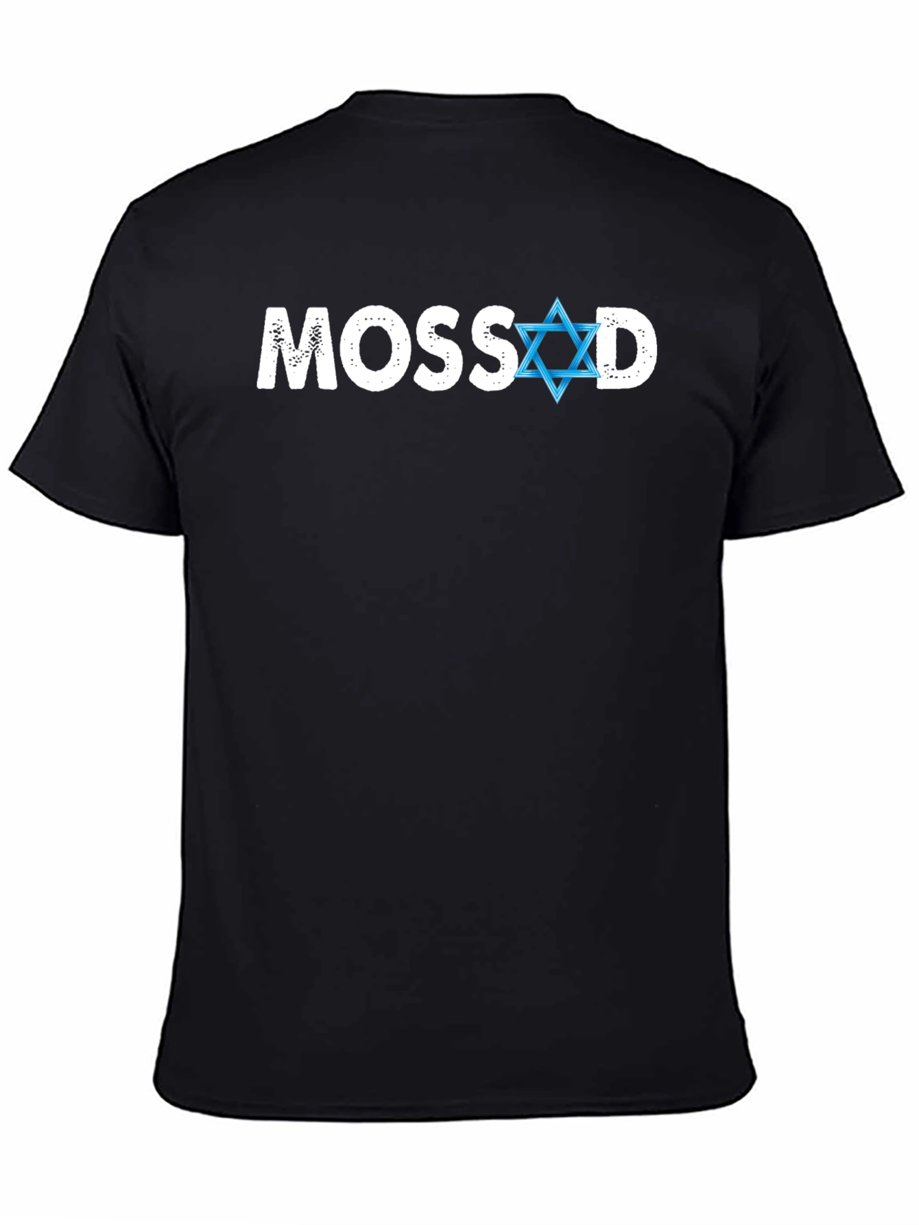 Mossad Star of David T-Shirt - Classic Black Tee