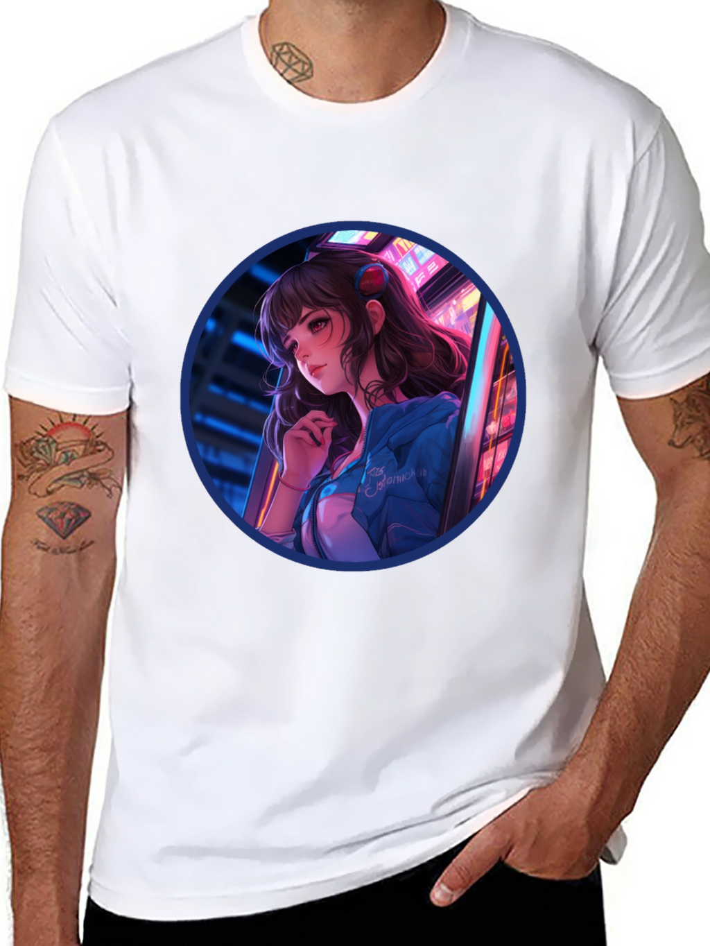 Anime Girl Graphic T-Shirt