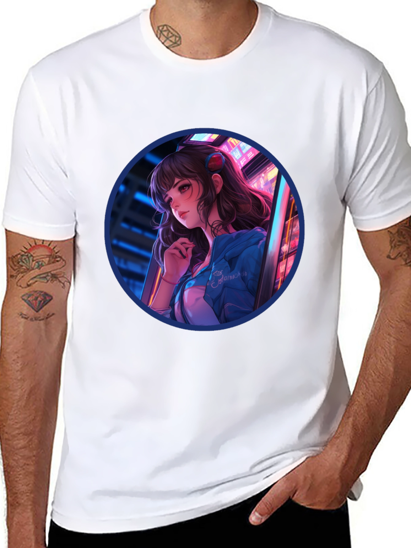 Anime Girl Graphic T-Shirt