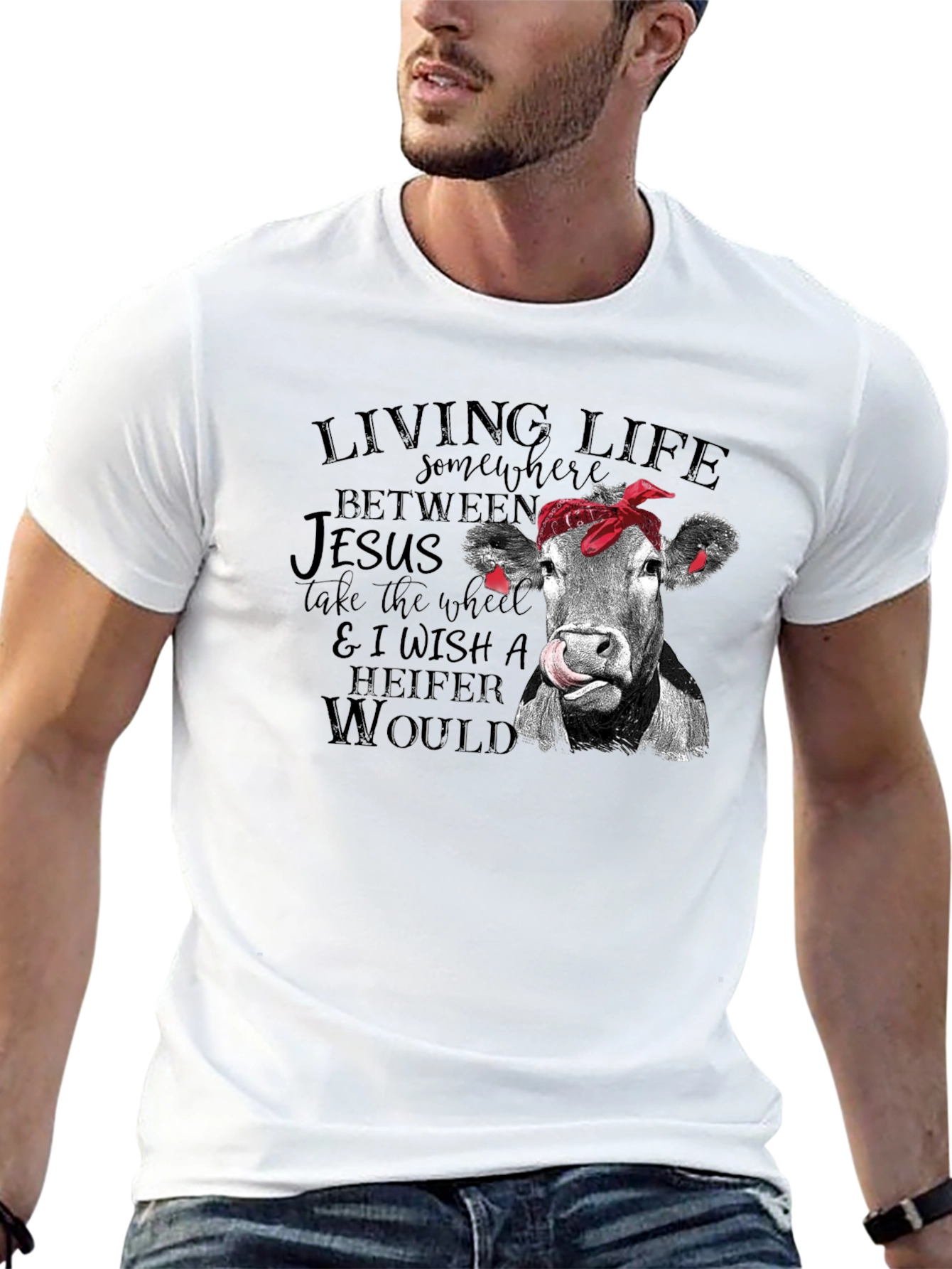 Living Life Heifer Would T-Shirt