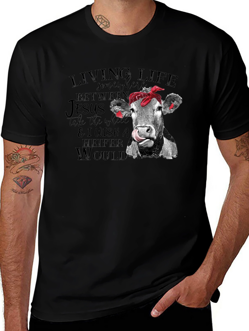 Living Life Heifer Would T-Shirt
