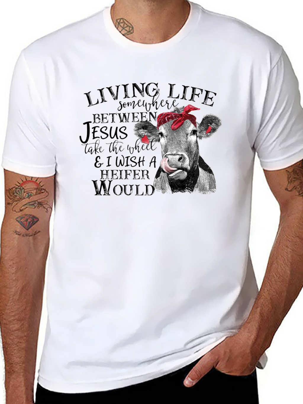 Living Life Heifer Would T-Shirt