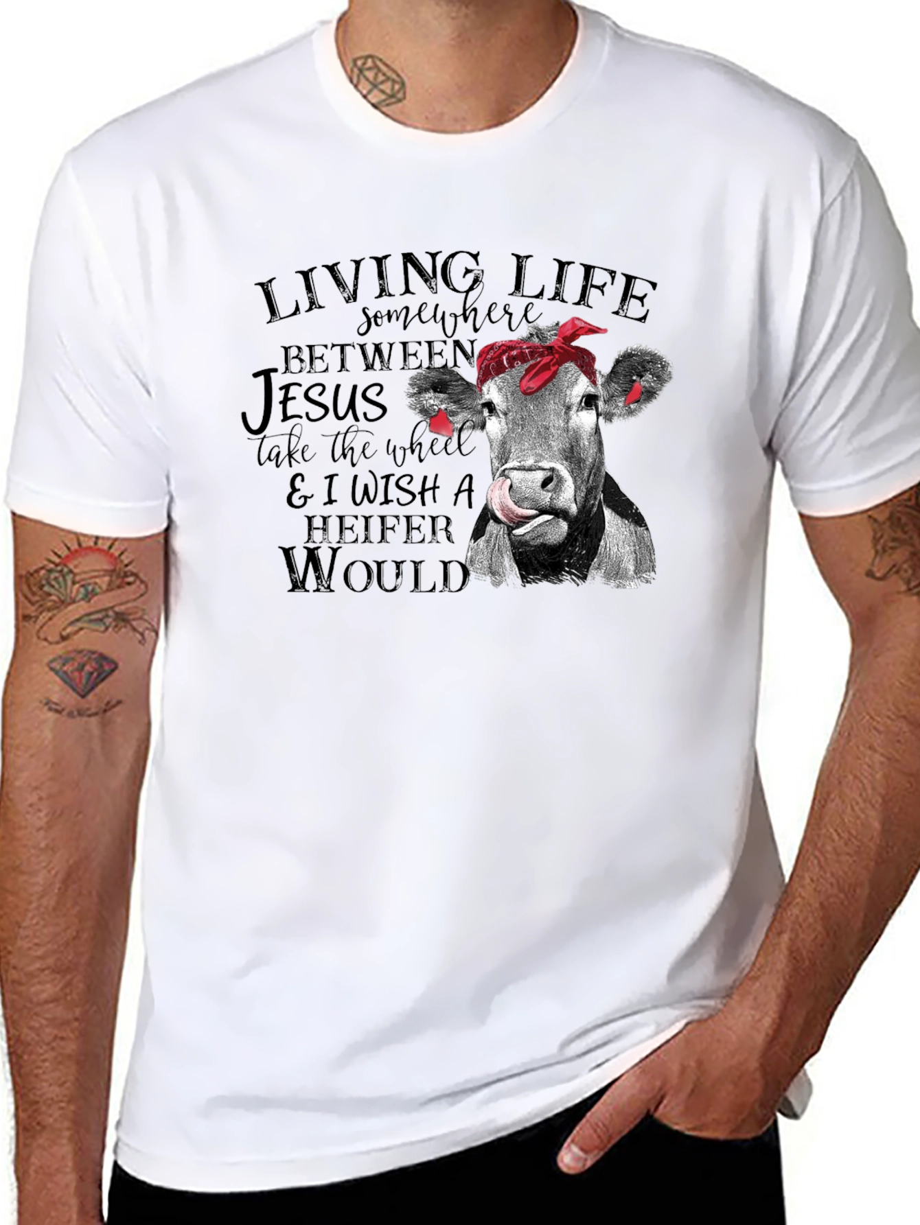 Living Life Heifer Would T-Shirt