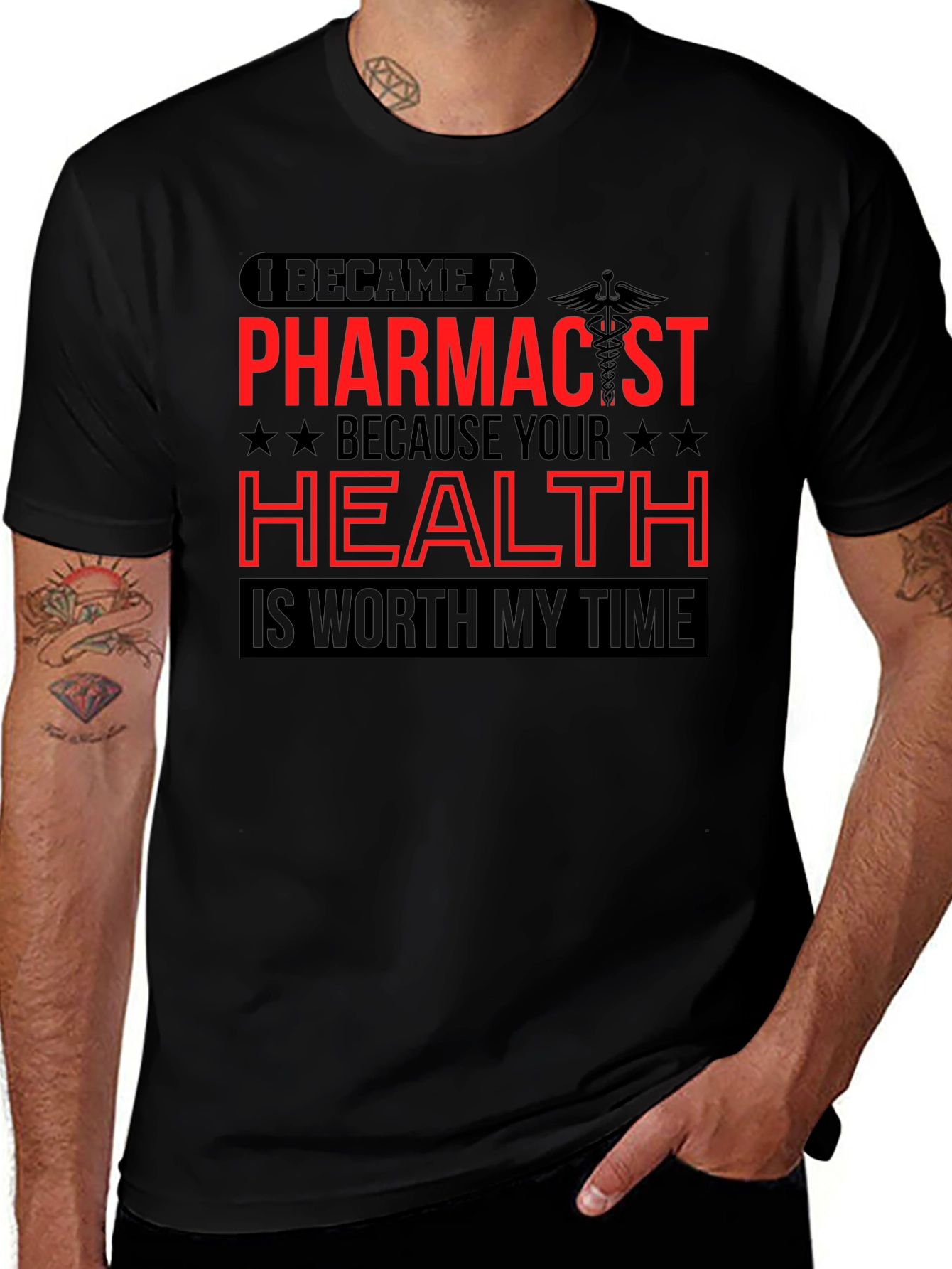 Pharmacist T-Shirt - Health is Worth My Time