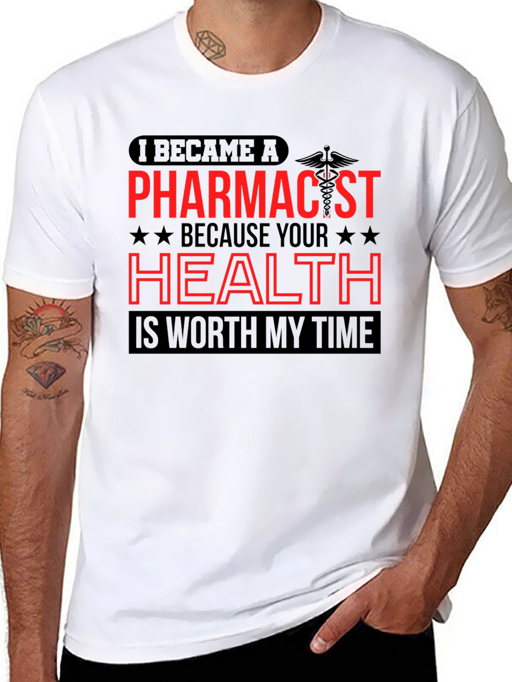 Pharmacist T-Shirt - Health is Worth My Time