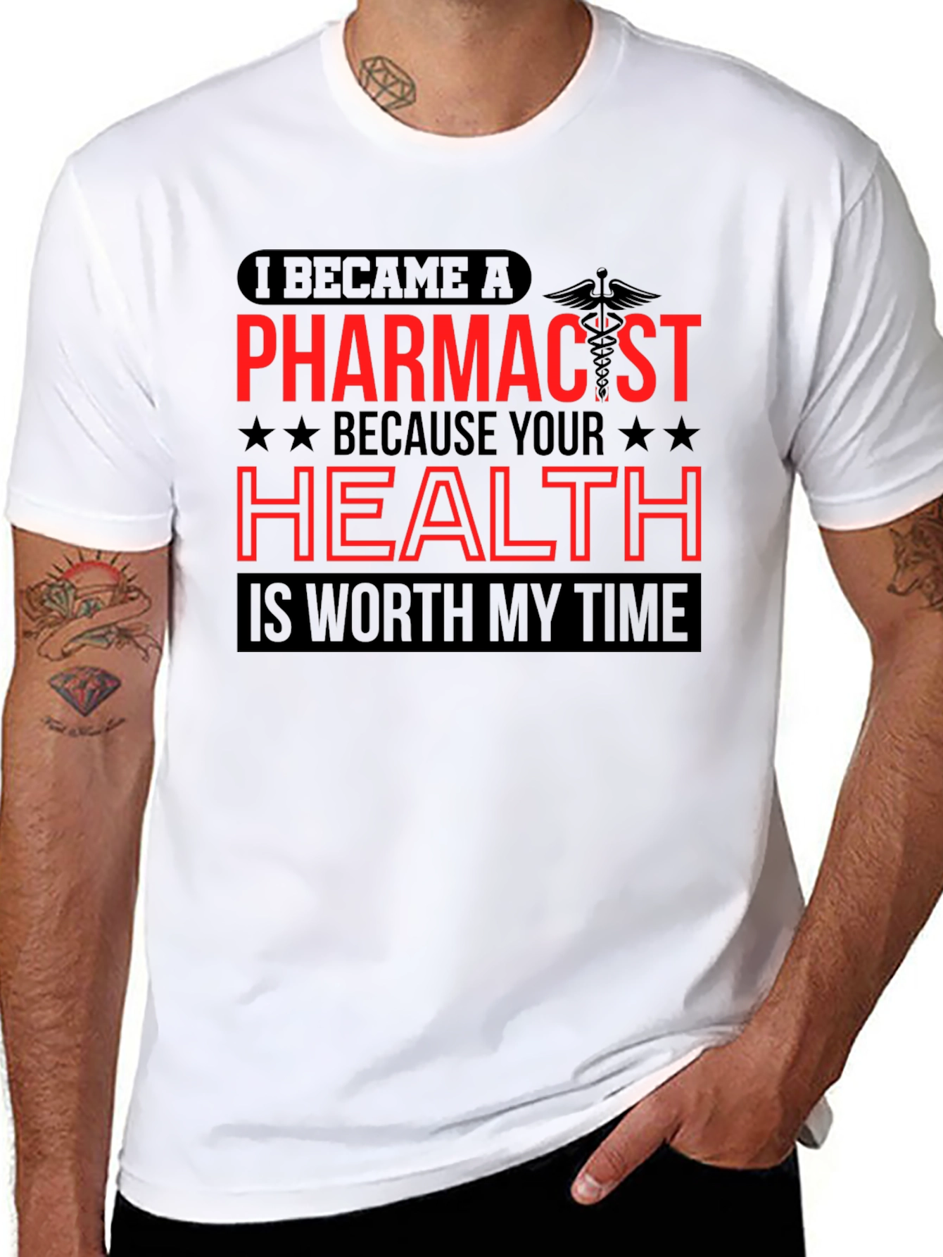 Pharmacist T-Shirt - Health is Worth My Time