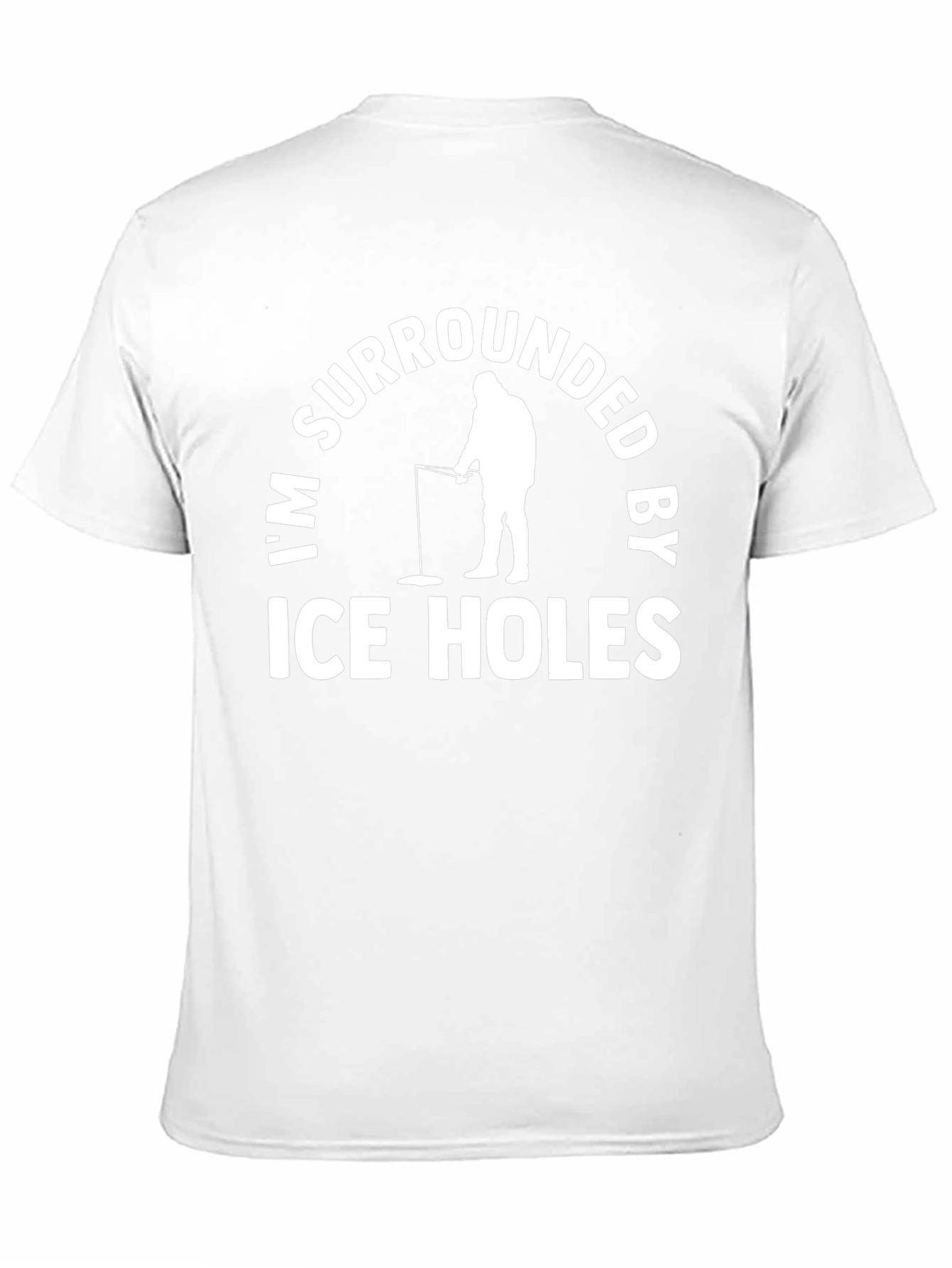 Im Surrounded By Ice Holes Black T-Shirt