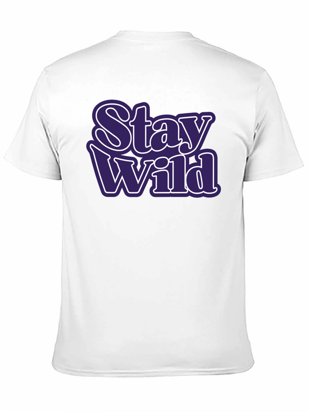Stay Wild Graphic Tee - Trendy Black T-Shirt