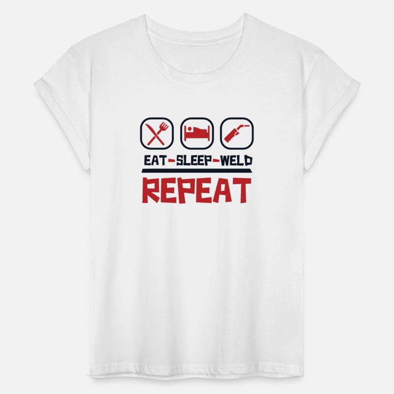Eat Sleep Weld Repeat Inspector Tig Tack Mig Rig