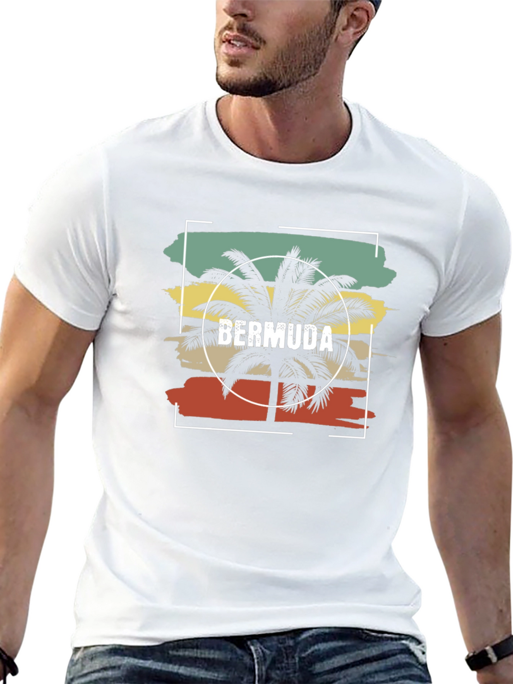 Bermuda Palm Tree Graphic Tee