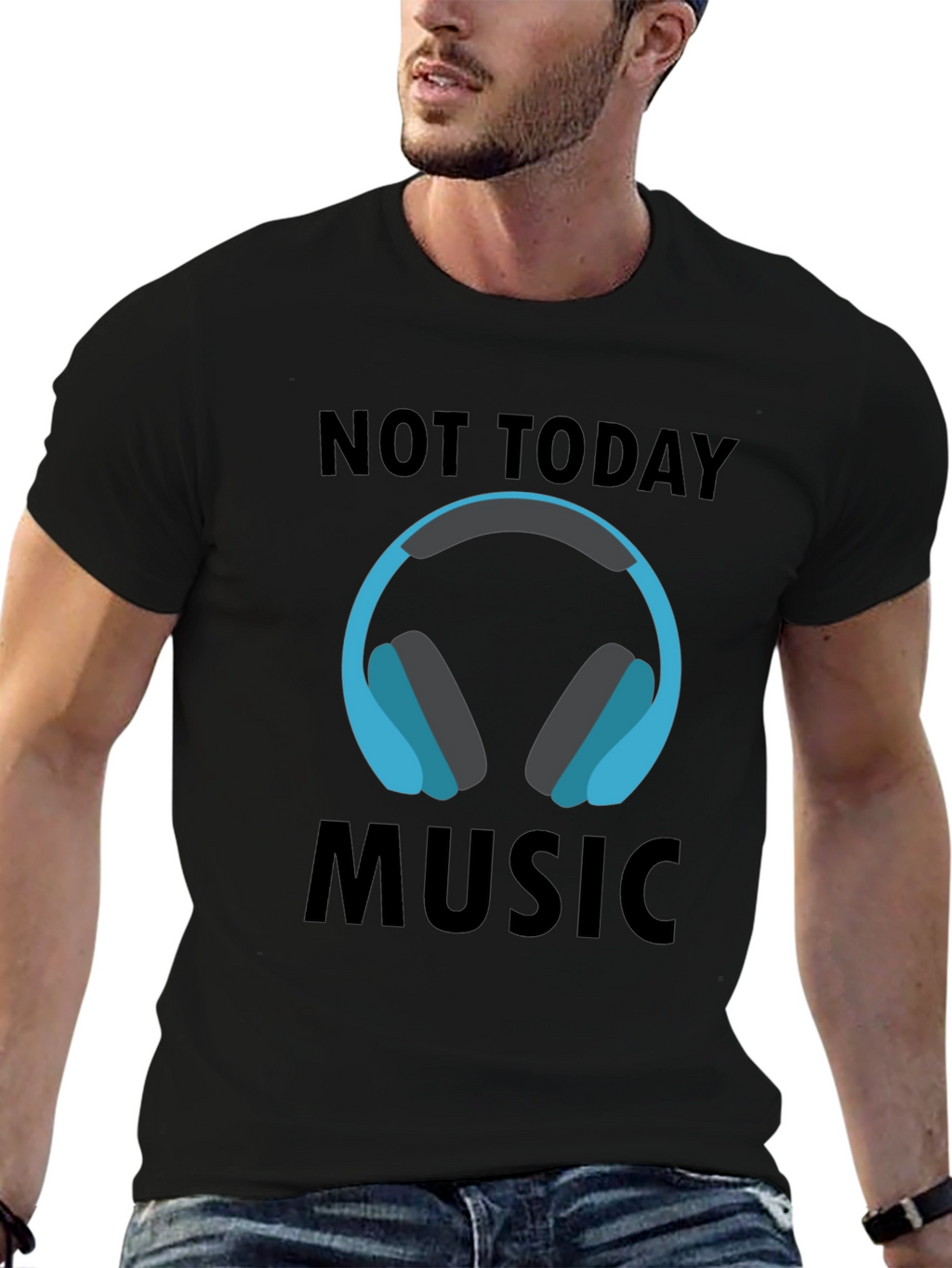 Not Today Music Tee - Stylish Graphic T-Shirt