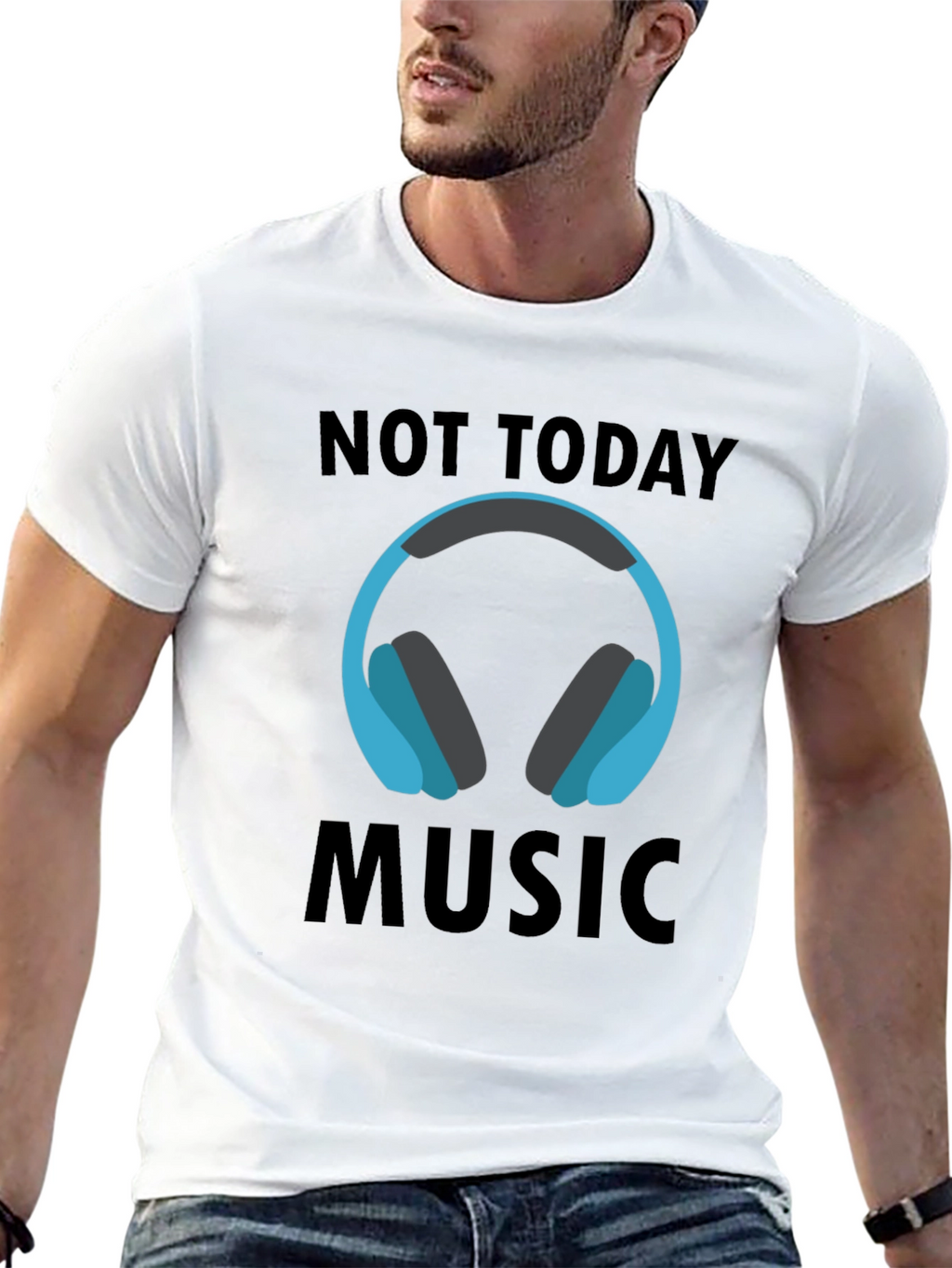 Not Today Music Tee - Stylish Graphic T-Shirt