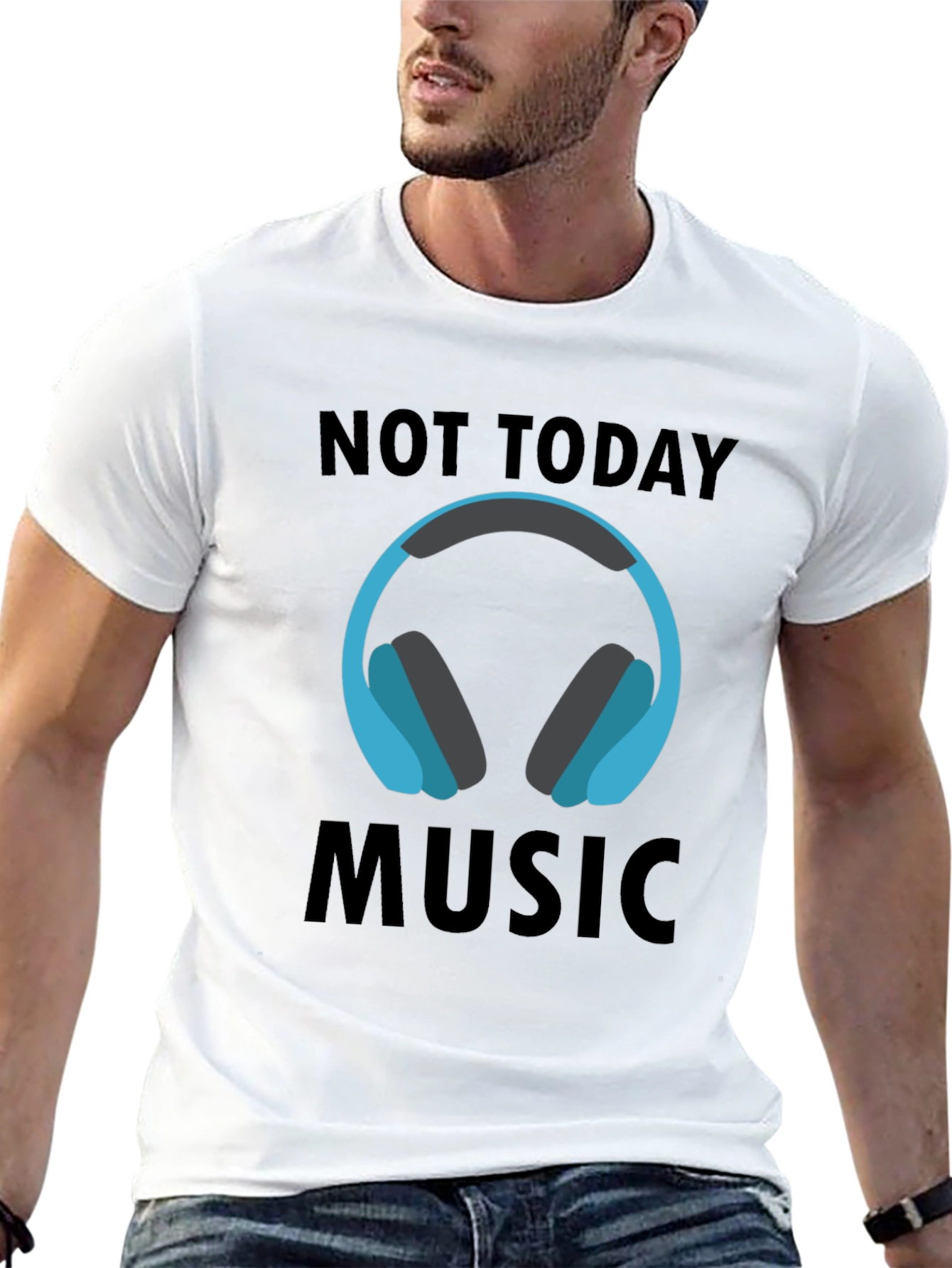 Not Today Music Tee - Stylish Graphic T-Shirt