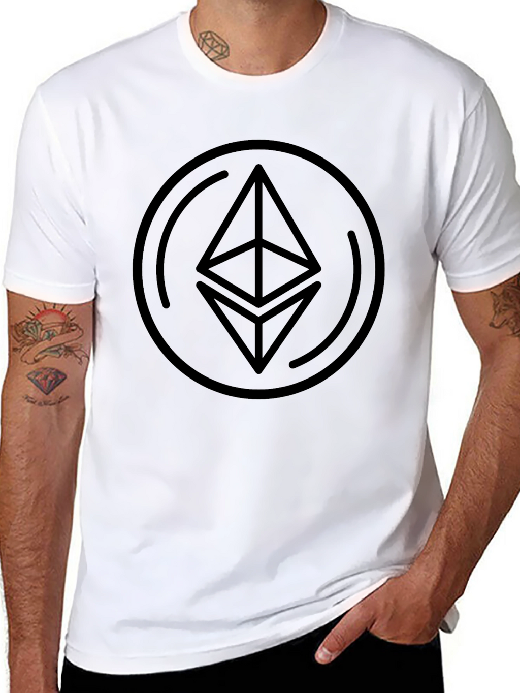 Ethereum Crypto Black T-Shirt