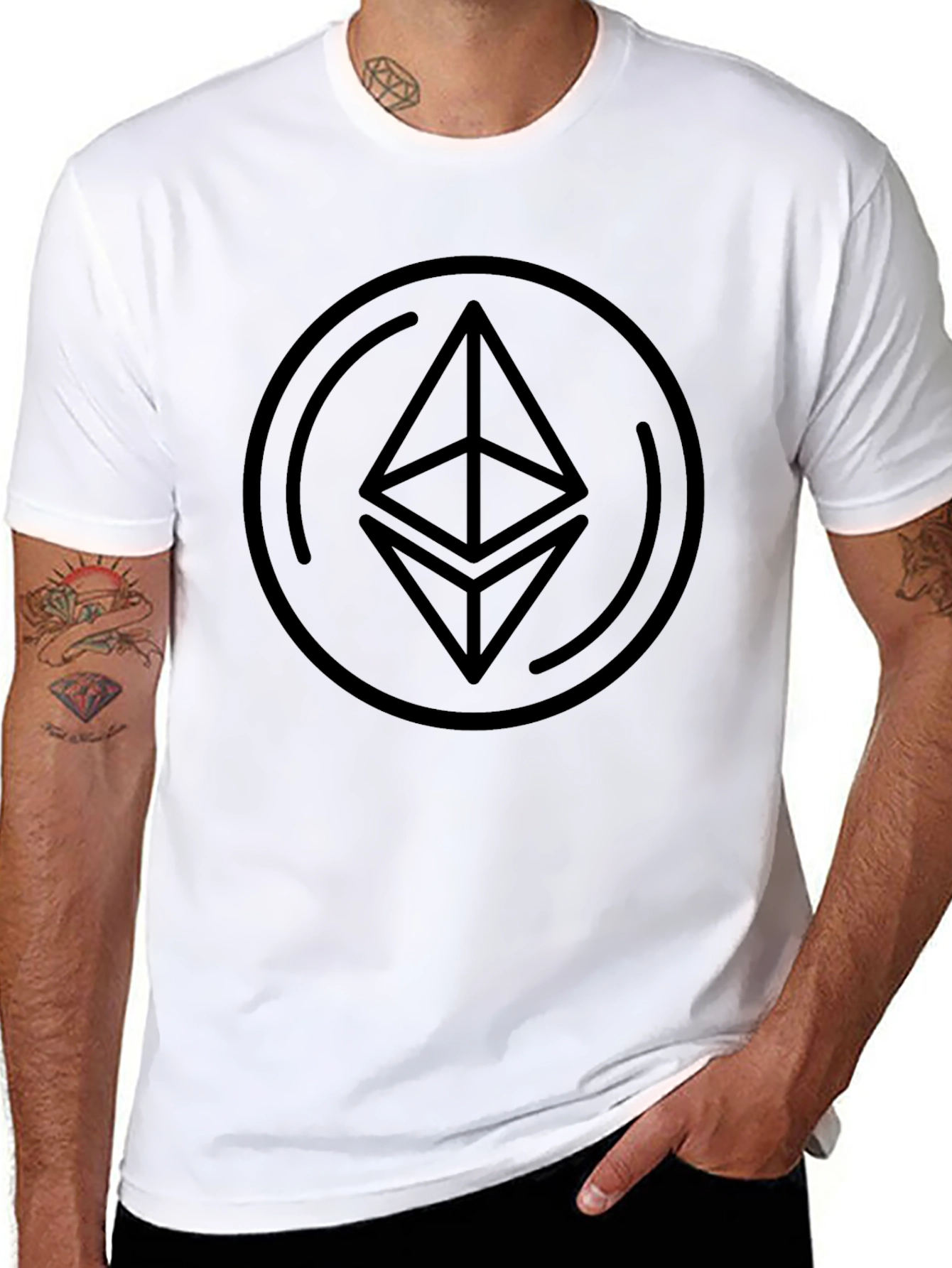 Ethereum Crypto Black T-Shirt