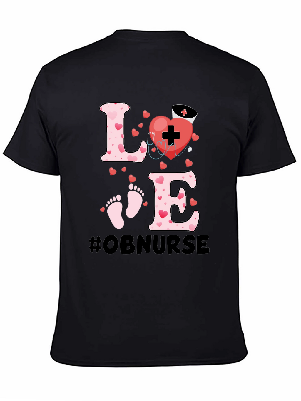 OB Nurse Love Graphic Tee