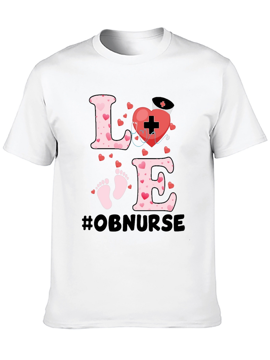 OB Nurse Love Graphic Tee