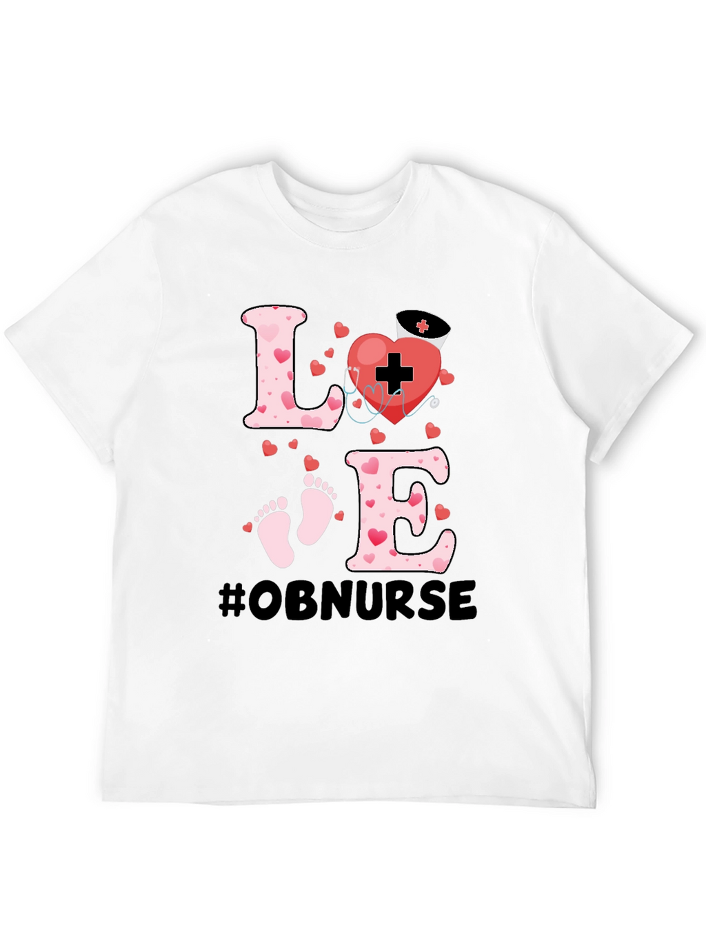 OB Nurse Love Graphic Tee