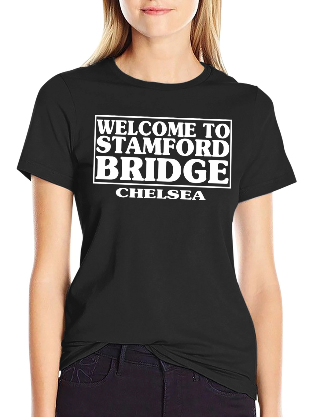 Stamford Bridge Chelsea Black T-Shirt