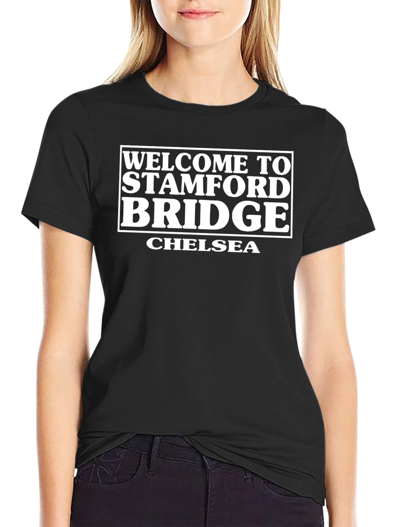 Stamford Bridge Chelsea Black T-Shirt