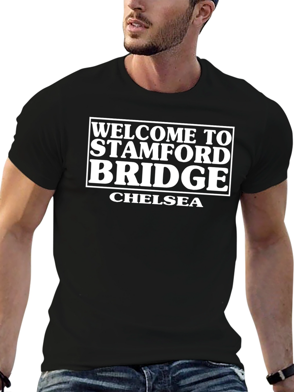 Stamford Bridge Chelsea Black T-Shirt