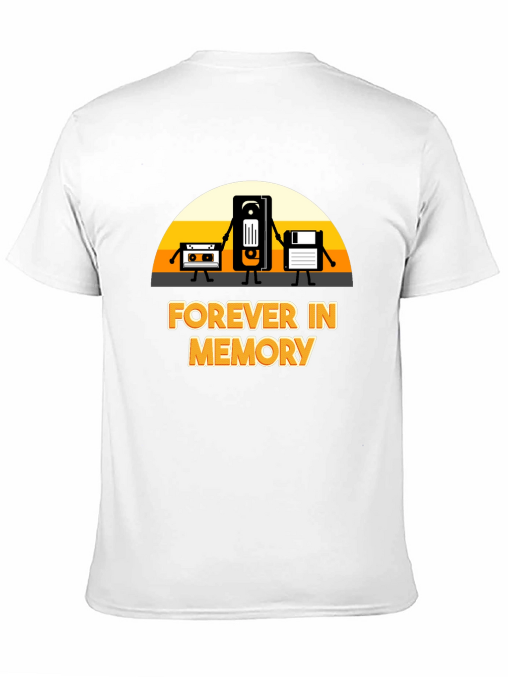 Forever in Memory T-Shirt: Retro Tech Design