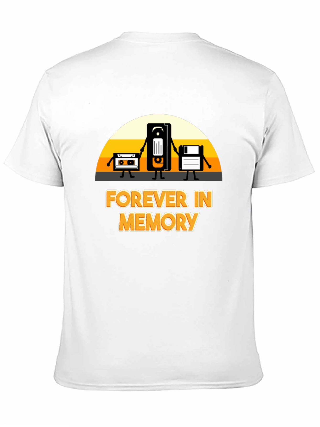 Forever in Memory T-Shirt: Retro Tech Design