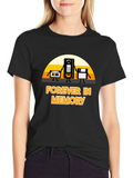Forever in Memory T-Shirt: Retro Tech Design