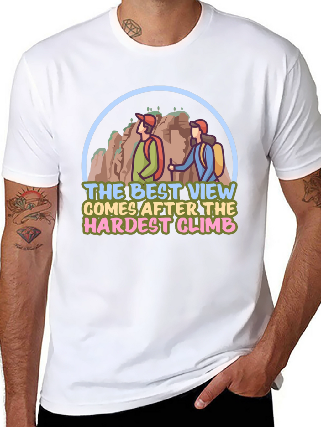 Hiking Adventure T-Shirt: Best View After the Climb