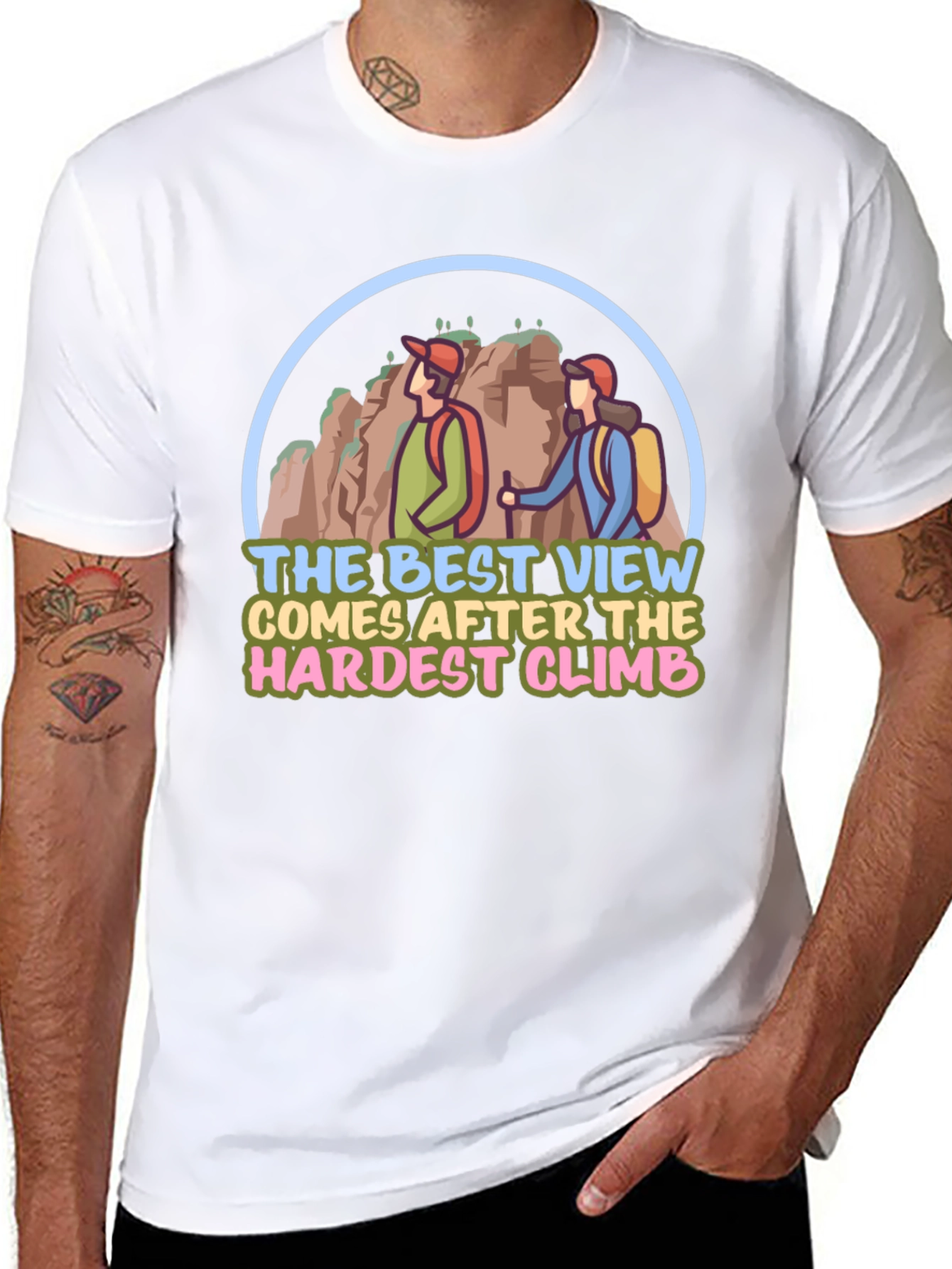 Hiking Adventure T-Shirt: Best View After the Climb