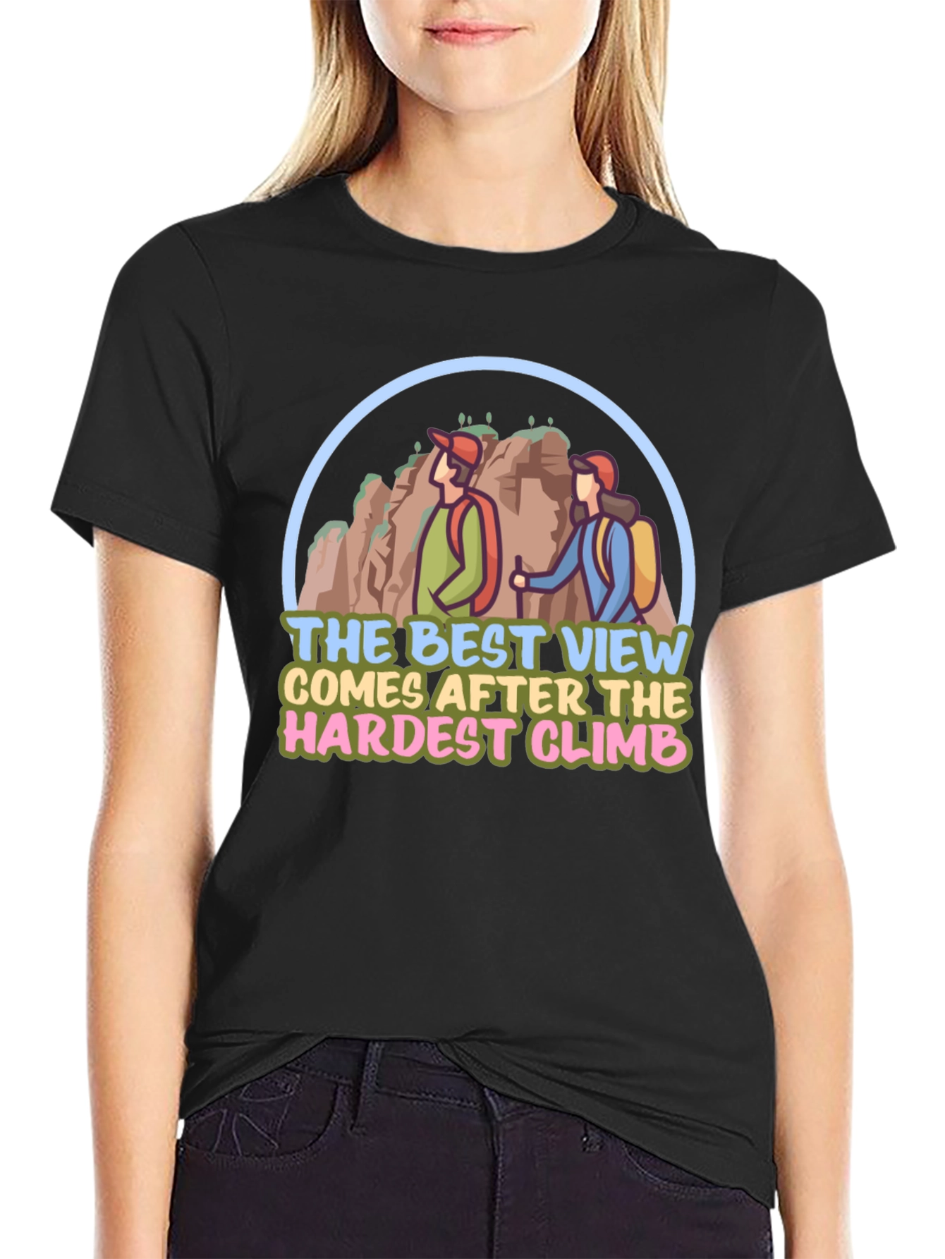 Hiking Adventure T-Shirt: Best View After the Climb