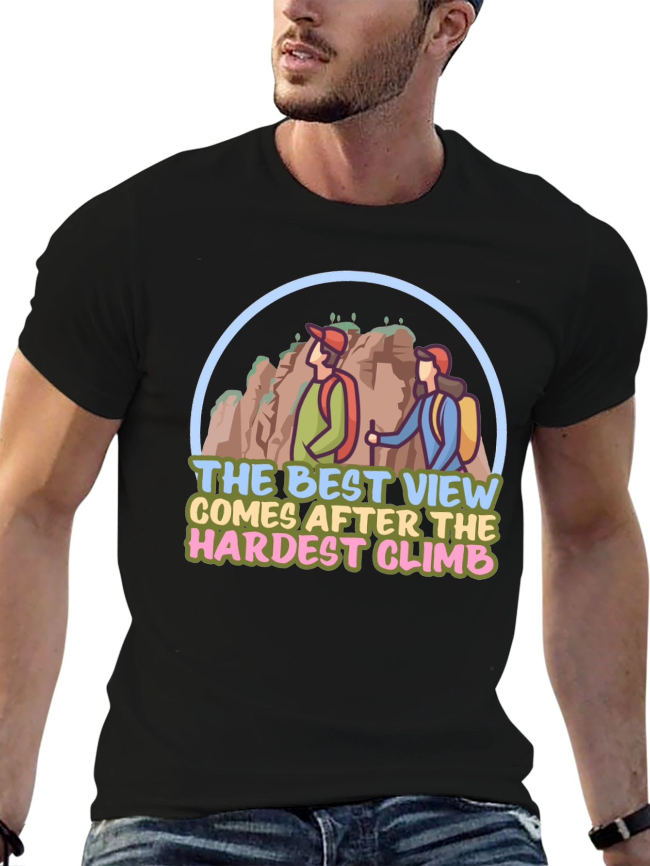 Hiking Adventure T-Shirt: Best View After the Climb