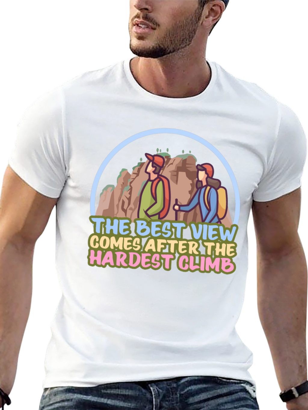Hiking Adventure T-Shirt: Best View After the Climb