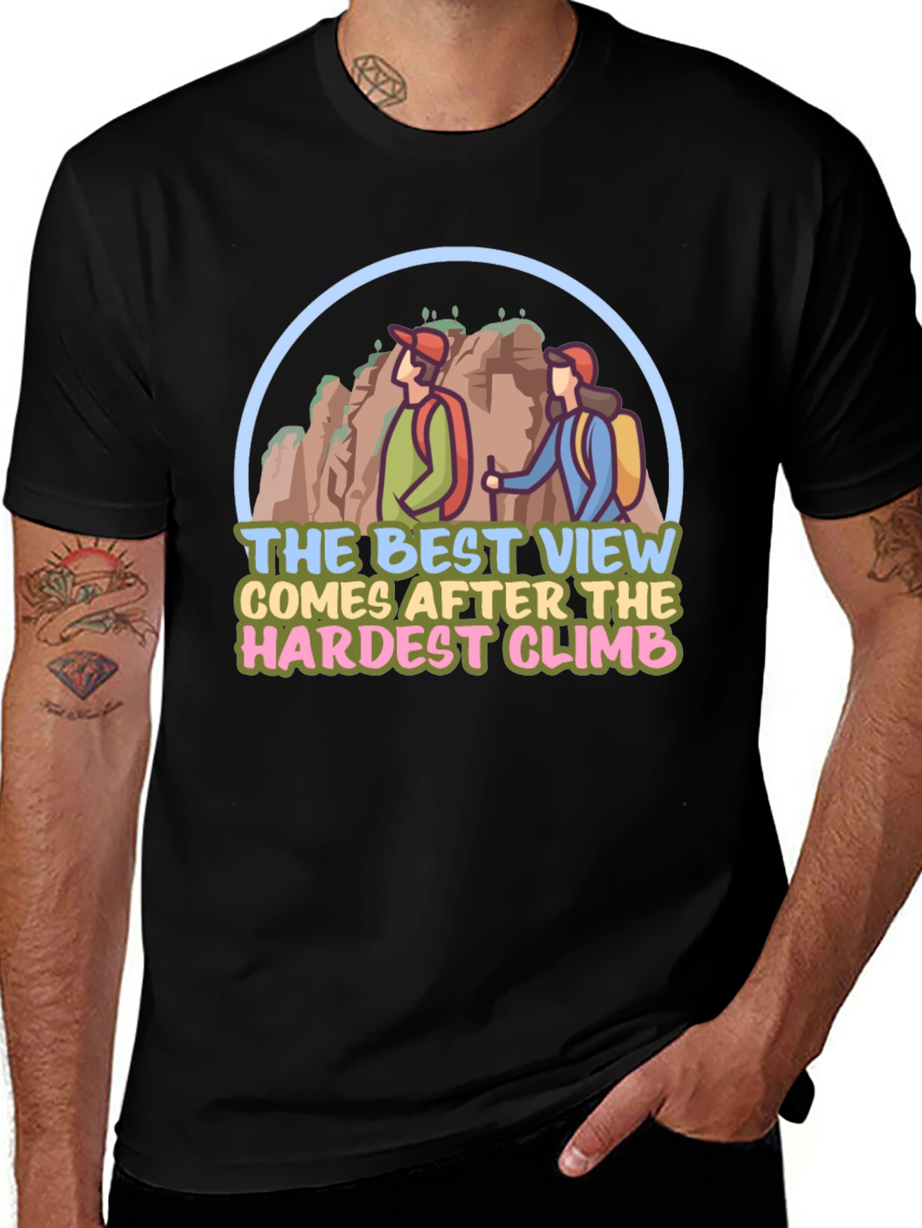 Hiking Adventure T-Shirt: Best View After the Climb