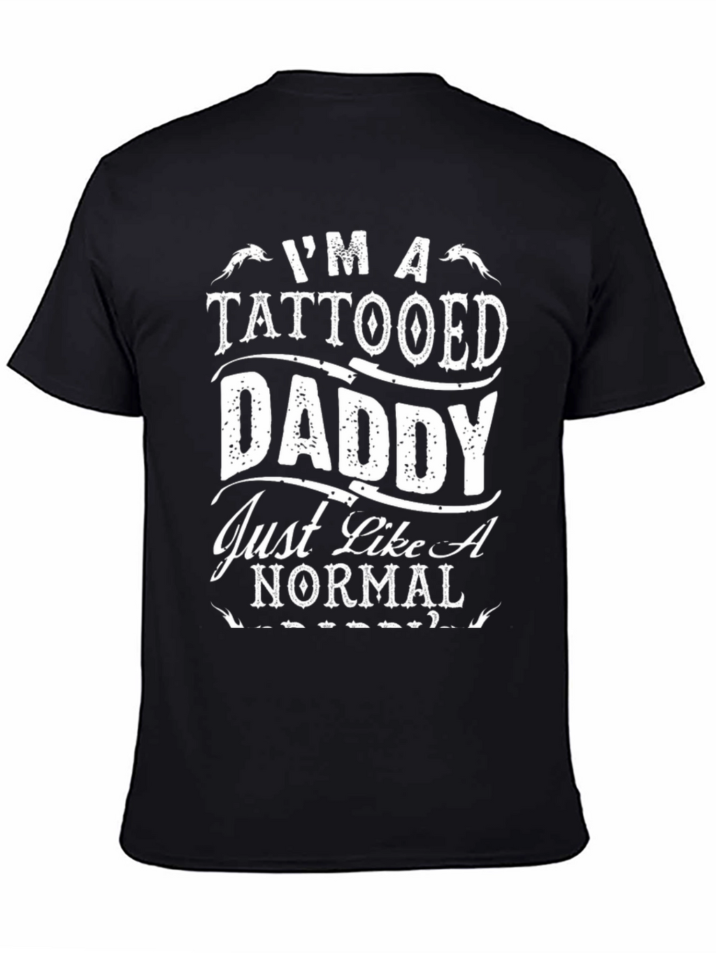 Tattooed Daddy Graphic Tee - Cool Dad Shirt