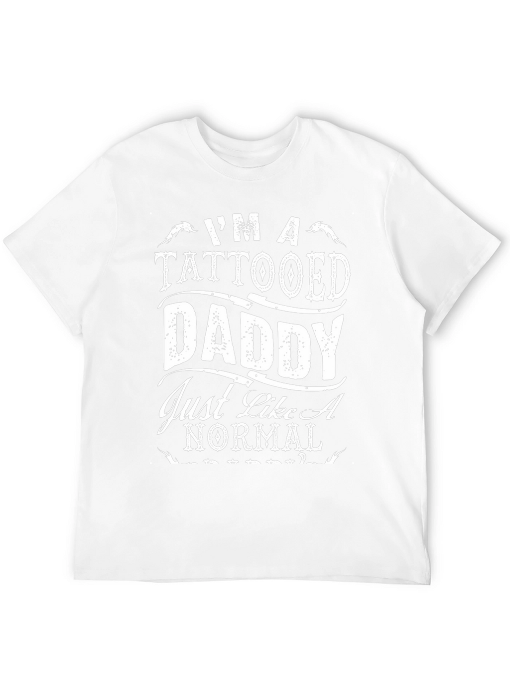 Tattooed Daddy Graphic Tee - Cool Dad Shirt