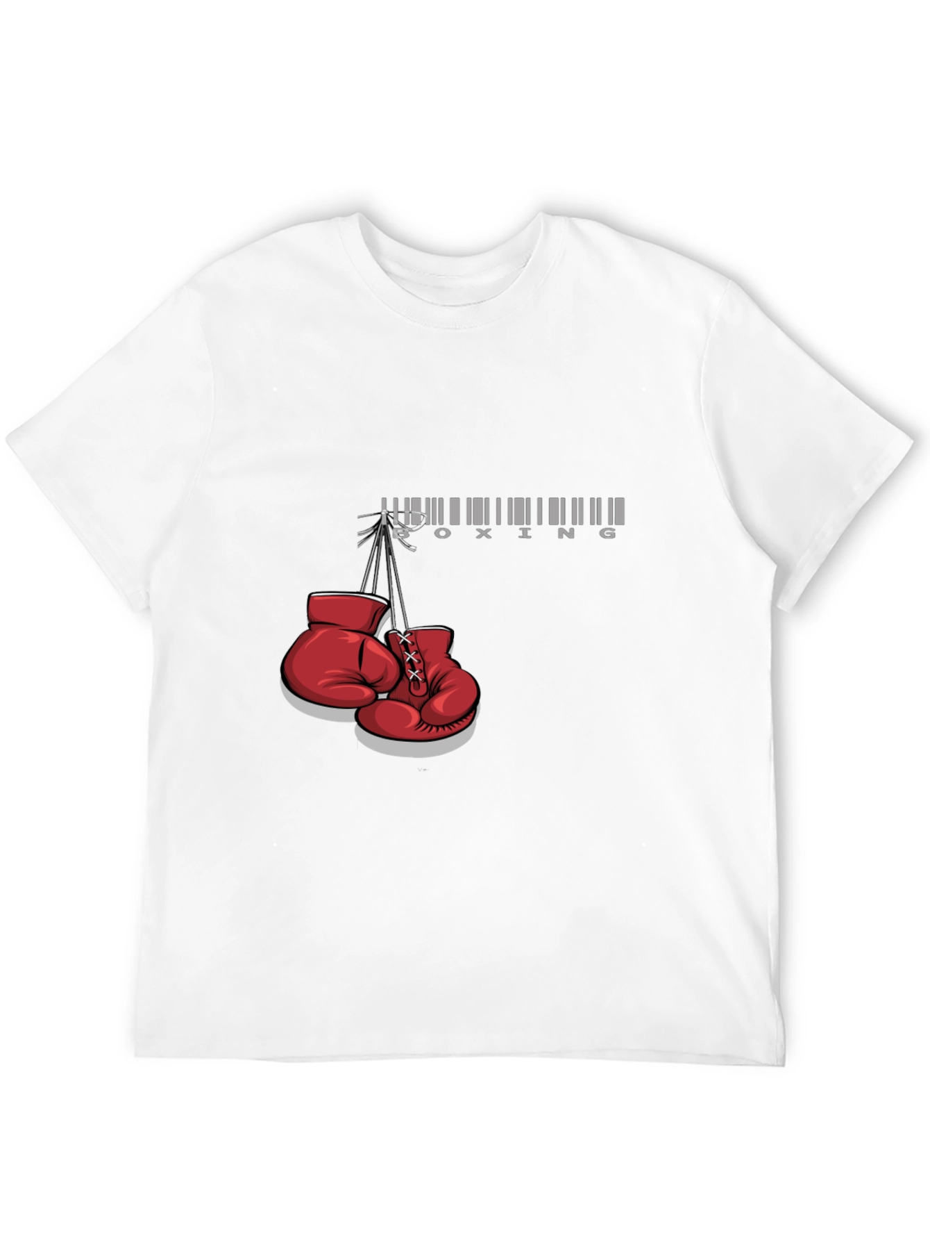 Boxing Gloves Graphic Black T-Shirt
