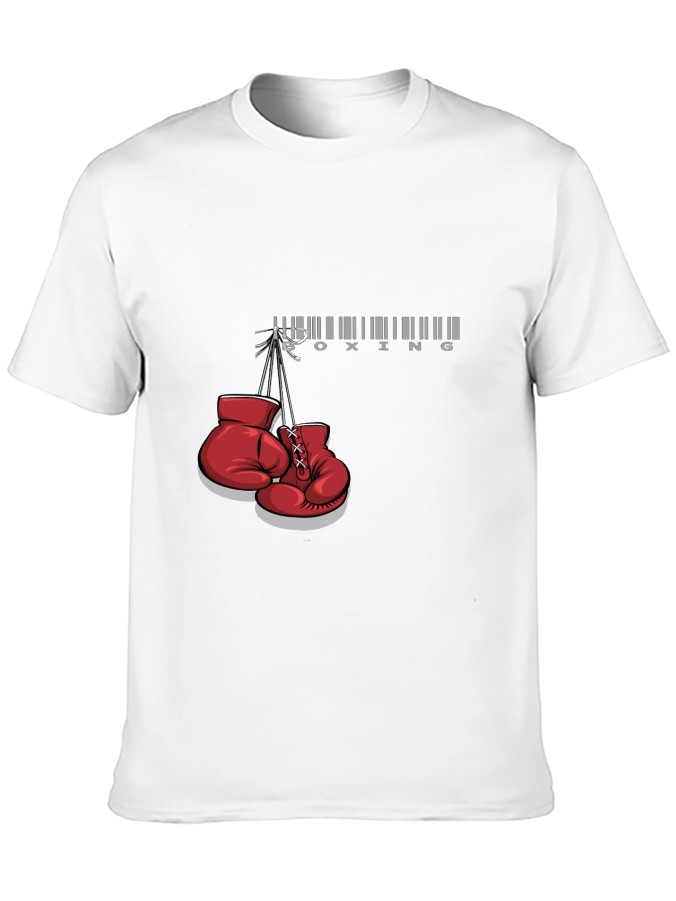 Boxing Gloves Graphic Black T-Shirt