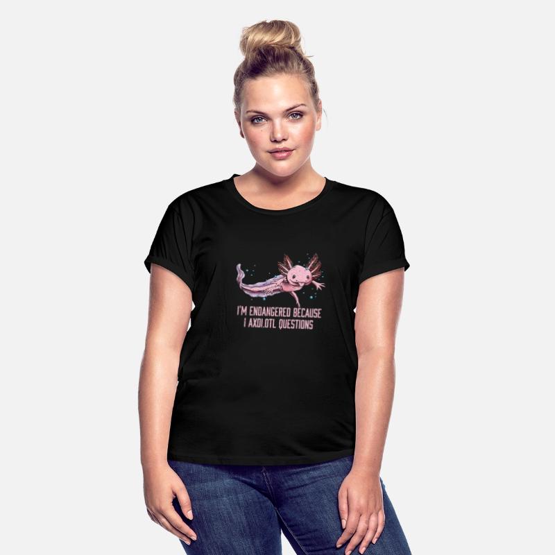 Endangered Because I Axolotl Questions Funny Salam