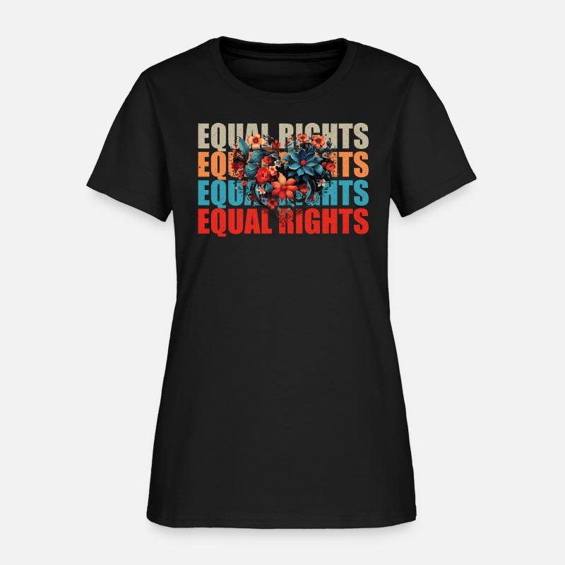 Equal Rights Floral Heart Design