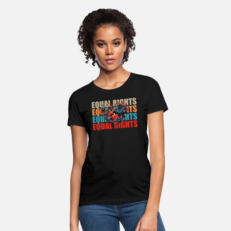 Equal Rights Floral Heart Design