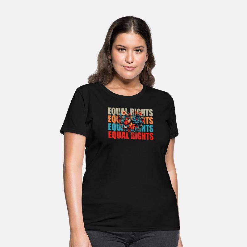 Equal Rights Floral Heart Design