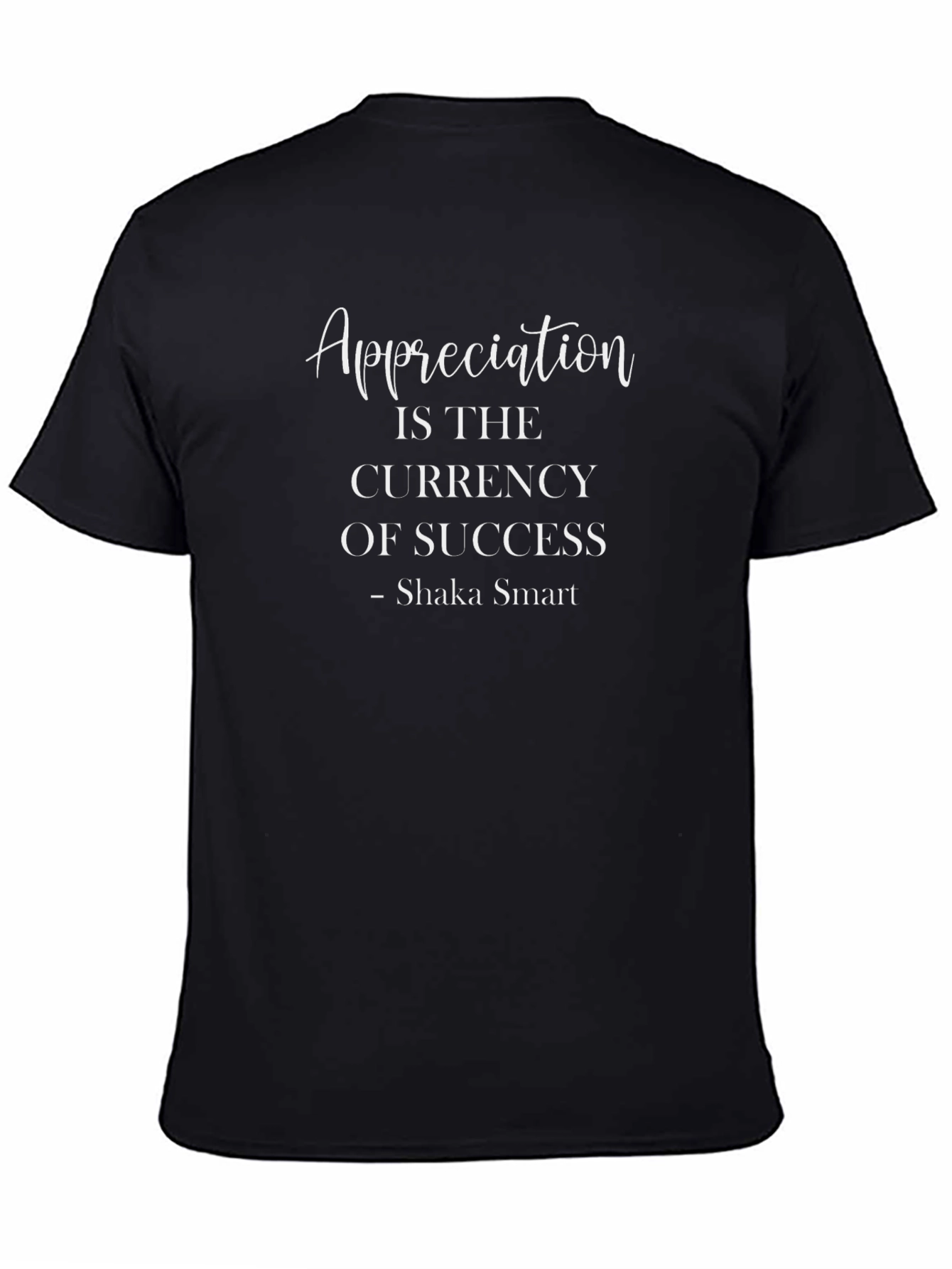 Appreciation Currency of Success Black T-Shirt