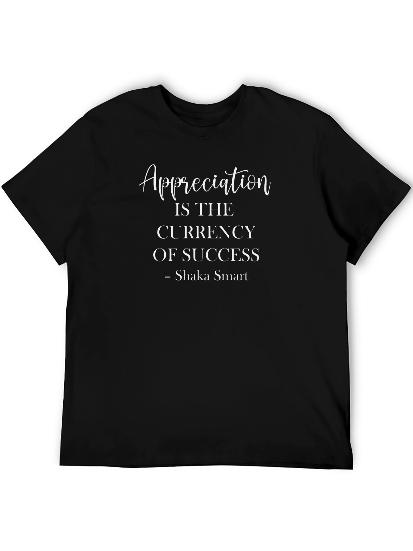 Appreciation Currency of Success Black T-Shirt