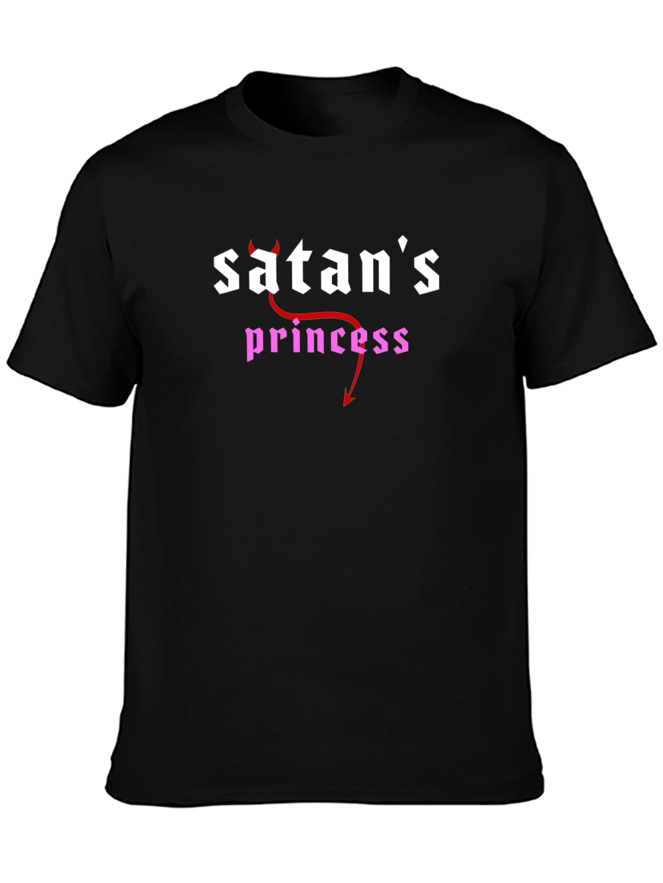 Satans Princess Black Graphic Tee